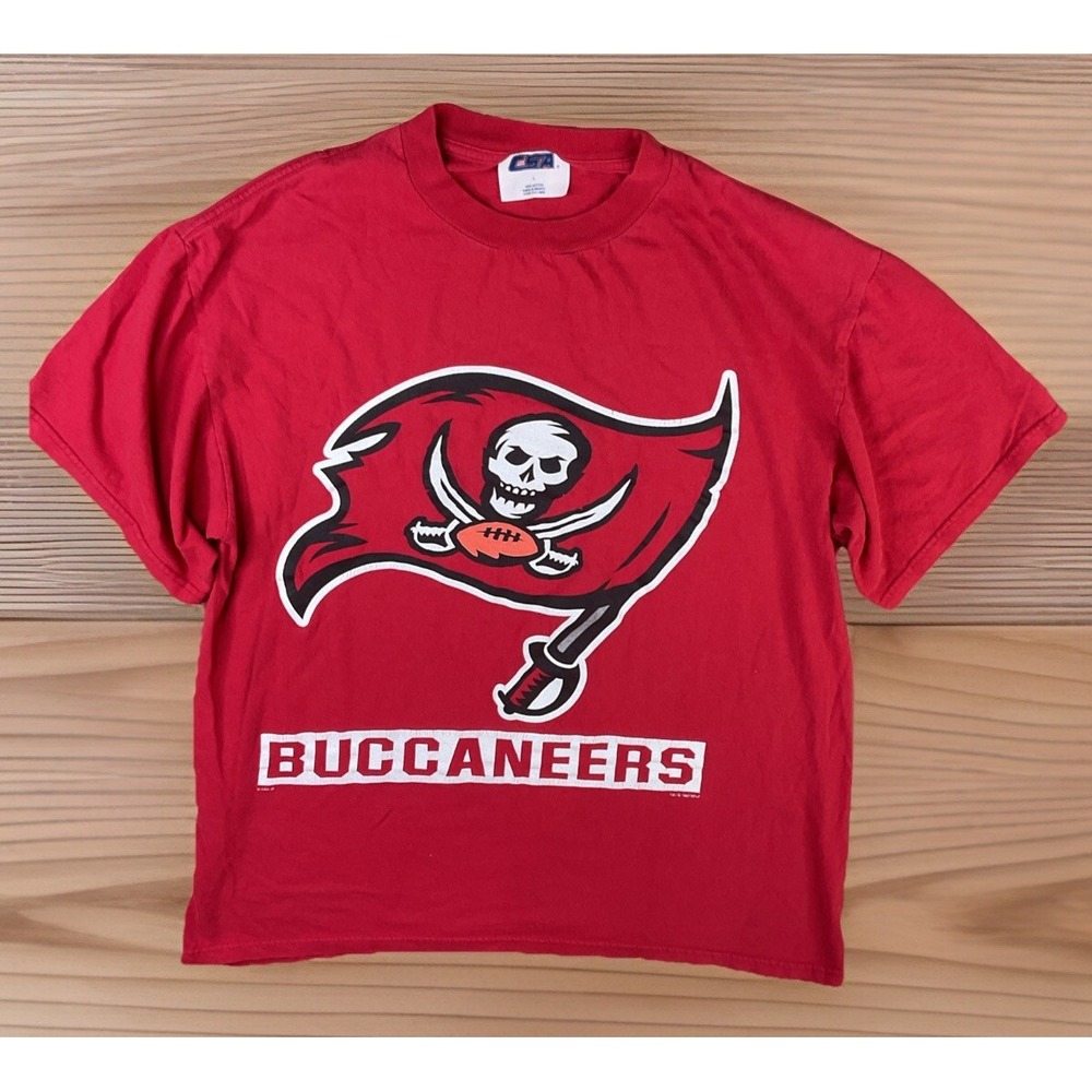 Vintage NFL Tampa Bay Buccaneers T-Shirt 1997 90s Graphic Tee‎ CSA NFLP Men Sz L